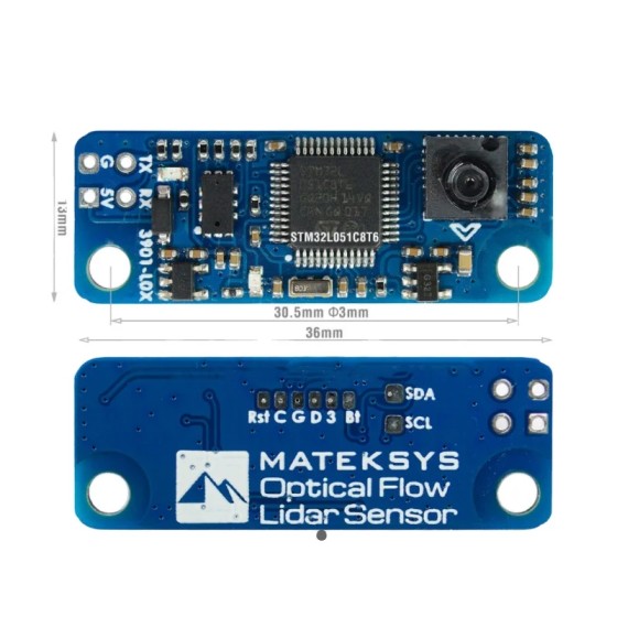 Hot Sales MATEKSYS Matek OPTICAL FLOW & LIDAR SENSOR 3901-L0X INAV Module F4 F7 F405 Flight Controller for RC FPV Racing Drone